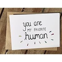 Karte - Freundschaft - Fernbeziehung - Lieblingsmensch - ich vermisse Dich - Favorite Human