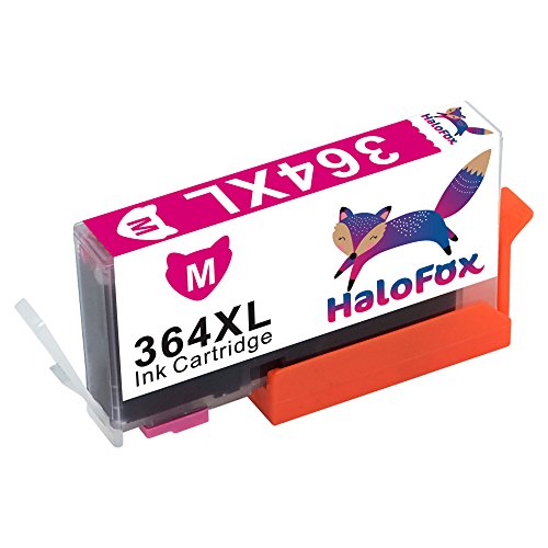 HaloFox 5 Tintenpatronen 364XL Combo Multipack 364 XL Hohe Ausbeute Druckerpatronen Kompatibel für HP DeskJet 3520 3070A OfficeJet 4620 Photosmart 5510 5514 5515 5520 5524 5525 6510 6520 7510 7520 e-All-in-One Drucker Photosmart Plus B209a C5380 C6380 All-in-One Drucker Photosmart D5460 B010a Premium C310a - 4