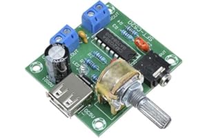 Winwill® PM2038 amplificateur Audio stéréo 2X5W Bord 5V Alimentation USB Volume réglable