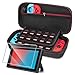 Produktbild Nintendo Switch Tasche Rymall Verbesserte Version Harte Reise Hülle Case mit größerem, Joy-Con und anderes Nintendo Switch Zubehör, Speicherplatz für 19 Spiele + 1 Stück Displayschutzfolien