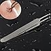 HENGSONG Pimple Blackhead Extractor Beauty Tool Silver Tone Stainless Steel (Style 1)