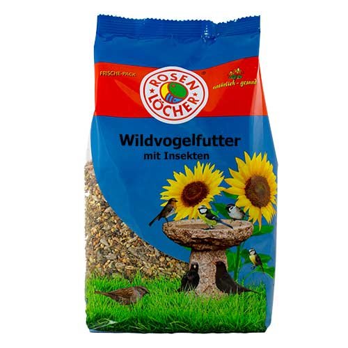 Preisvergleich Produktbild Rosenlöcher Wildvogelfutter Streufutter mit Insekten 750g