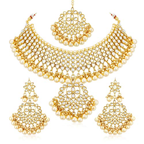 Buy Sukkhi Gold Plated Kundan Pearl 