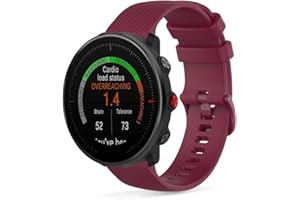 SeaFicco Correa de Reloj Compatible con Polar Vantage M2 /Polar Vantage M /Polar Grit X, Universal 22mm Correa de Silicona Pulsera de Repuesto Banda de Deportes Fitness