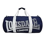  Lonsdale Unisex Barrel Bolsa De Viaje Azul Marino/Blanco Talla única