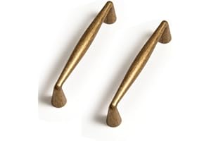 SYZOW poignee de meuble cuisine 96mm, 6 pièce poignées de placard de cuisine en laiton antique,poignée de meuble Vintage, poignées de tiroir de cuisine