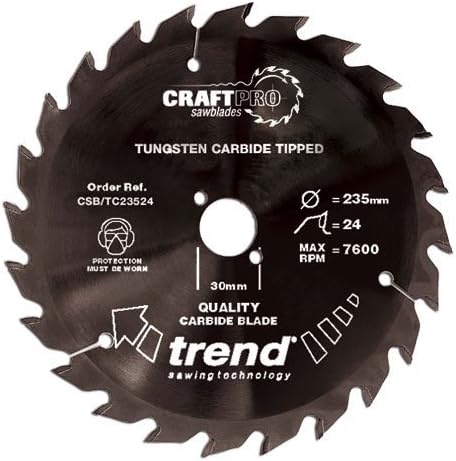 Advanced Trend Professional Craft Saw Blade Ns 235mmx24Tx30mm (Saw Blades / Circular Saw Blade 235mm) [Pack of 1] --