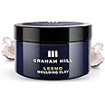 GRAHAM HILL Lesmo Nourishing Hair Clay Men 75 ml - Rough Moulding Matte Clay for Texture and Shape, Long-Lasting Hold, Ideal for Fine Hair, Travel Size, Non-Greasy Styling Clay for Men