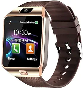 Mabron [ ON Offer 10 Years Warranty ] DZ09 Bluetooth Smart Wrist Watch with Sim Card Camera and Pedometer for Boys, Mens and Girls Special for Gift