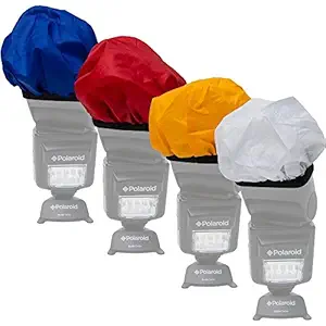 SHOPEE Soft Mini Diffuser Cap for on/off Flash Gun for All Cameras - Set of 4