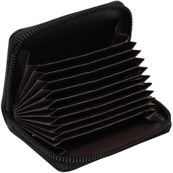 2 Portacarte In Pelle PU Con Cerniera - 11 Slot Per Carte E Soldi | Compatto 11x7.5 Cm - Foto 10