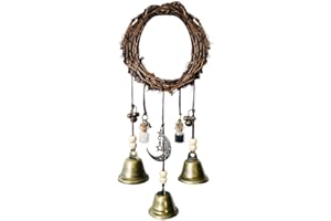 GHZSTE Dzwonki wietrzne, kuranty wietrzne, ręcznie robione dzwonki czarownic, metalowe kuranty wietrzne Kuranty wietrzne do wiszącego ogrodu na zewnątrz