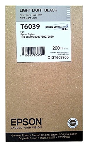 Epson T6039 Cartouche d'encre d'origine 1 x noir clair