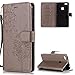 Produktbild FNBK Xiaomi Redmi Note 5A Hülle Leder Grau Löwenzahn Blumen Handyhülle Holster Leder Flip Wallet Cover Tasche Stand Case Card Slot Magnetverschluß Kratzfestes Schutzhülle