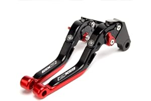 YOUMOTECH for Suzuki GSX-R GSXR600 GSXR 600 GSXR750 GSXR 750 K4 K5 2004 2005 04 05 CNC Motorcycle Folding Adjustable Brakes Clutch Levers (RED)