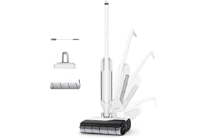 Rowenta X-Clean 10, Fregona Eléctrica Sin Cable con Tecnología Wet & Dry, Autolimpieza y Secado Automático, tecnología Dual Edge, ligera, flexible, gran autonomía y pantalla LED, GZ7540WO