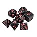 Produktbild jieGREAT  Büromaterial Räumungsverkauf,7pcs/Set TRPG Game Dungeons & Dragons Polyhedral D4-D20 Multi Sided Acrylic Dice