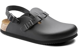 Birkenstock Kay Supergrip Professional Black Clogs da Donna