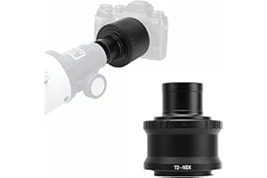 Zunate Teleskopadapterring, Professioneller, Langlebiger T-Ring für E-Mount-Kamera auf 1,25-Zoll-Adapterring für Astronomische Teleskopkameraobjektive