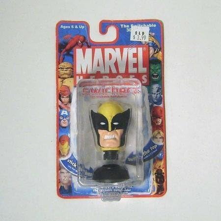 Swicherz Wolverine Marvel Heroes Swichers Self Stick Interchangable Busts