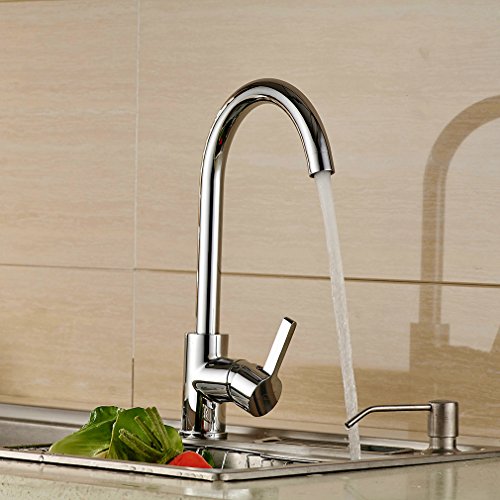 AuraLum 360° Drehbar Niederdruck Wasserhahn Niederdruck Mischbatterie Küchenarmatur - 2