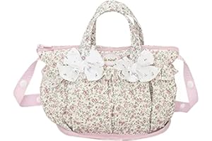 DISET La Nina 65075 PEQ-Tasche. Violeta (21 x 16 x 10 cm) Puppenwagentasche, Geblümt, bunt