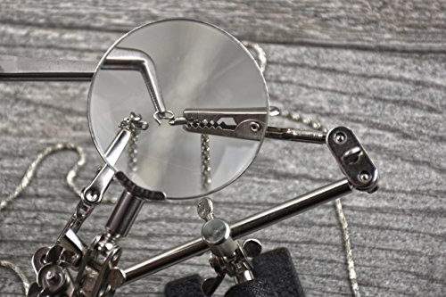 SE MZ101B Helping Hand with Magnifying Glass by SE - 5