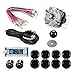 Produktbild XCSOURCE® Nullverzögerungs Arcade Game USB Encoder PC Joystick DIY Kit für XBOX 360 Windows PC Android Fighting Games (Schwarz) AC486