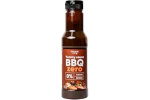 PR PROFIT PROFIT - Yummy Sauce - Salsa baja en calorías - Ideal como aderezo para tus platos favoritos. 0% grasas y azúcares añadidos. Sin lactosa - 375 ml (Barbacoa)