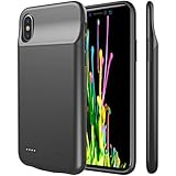 Cover Batteria iPhone X 5.8", Peyou® [Compatibili Auricolari Lightning] 3200mAh Custodia Cover Protettiva Power Bank con Batteria Integrata, Backup Battery Charger Case per iPhone X / iPhone 10 5.8"