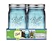 Produktbild Ball Mason 4oz Quilted Jelly Jars With Lids and baands, Set of 12 Elite-Kollektion, 4 Sets WM Quart blau