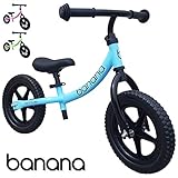 Banana Bike LT - Vélo Draisienne Léger Sans Pédale pour Enfants - 2, 3 et 4 Ans (Bleu)