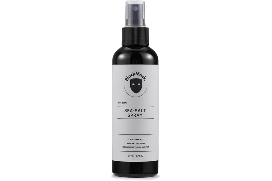 BlackMask Sea Salt Spray for Men – Beach Wave Hair Texture Spray with Natural Matte Finish – Sea Salt Spray for Hair Styling Adds Definition, Volume & Texture