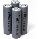 I-Gen Industrial 2600mAh Şarj Edilebilir Pil 4'l&uuml; Paket (18x65mm - 3.7 - D&uuml;z Kafa)