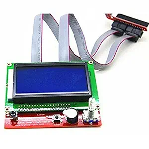 Generic 12864 LCD Display 3D Printer Kit Smart Parts RAMPS 1.4 Controller Control Panel Monitor Motherboard Blue Screen