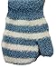 Tick Tock 1 Pair Boys Gorgeous Snowsoft Winter Warm Cosy Striped Mittens Sky Blue