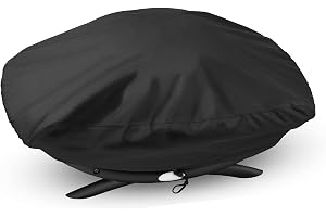 onlyfire Skyddsöverdrag för Weber Grill Serie Q 200/2000 | Grillöverdrag för Q200, Q220, Q240, Q260, Q2000, Q2100, Q2200 och Q2400, Vattentätt, UV-Beständigt, Ej för Q N-Serie