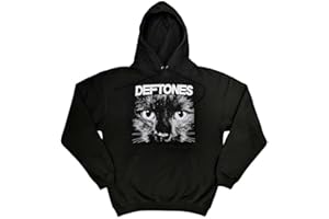 Rock Off officially licensed products Deftones Hoodie Sphynx Band Logo Official Unisex Black Pullover L