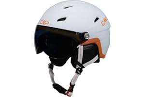 CMP, Casco da sci per bambini Wj-2 con visiera, Bianco, S