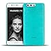 Produktbild Conie Handy Rückschale für Huawei P10 - Schutz- Hülle Cover Tasche aus Silikon, Bumper im Bürstendesign Rutschfest Dünn, P10 Blau