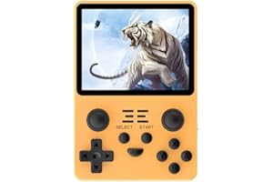 S_WAY Powkiddy RGB20S Handheld Game Console, 16G+128G TF Card Built-in 20000 Games, 3.5 Inch IPS Screen, RGB20S Handheld with Open Source System, Retro Game Console Birthday