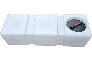 Varile Serbatoio per acqua potabile da 120 l, colore bianco, resistente al trasporto, adatto per alimenti, per barca, camper e rimorchi