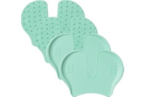 Pumwoy 4 Pcs Shot Pain Reducer Green, Shot Blocker Reduce Fear of Injections, Shot Helper Pain relief for Adults and Children, Immunization Shot Assist Blocks