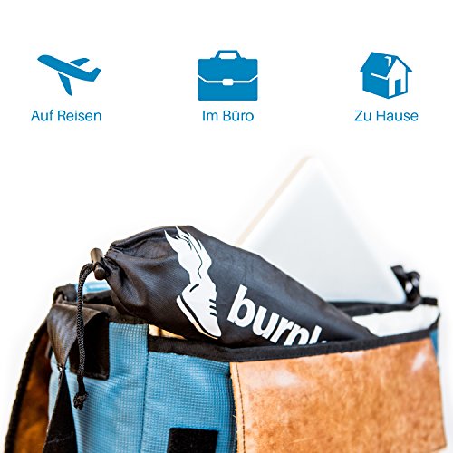 burnletics® Fitnessbänder 4er Set + Tasche + Anleitung, Loop Gymnastikbänder, Bunt, Pilates & Reha Widerstandsbänder - 6