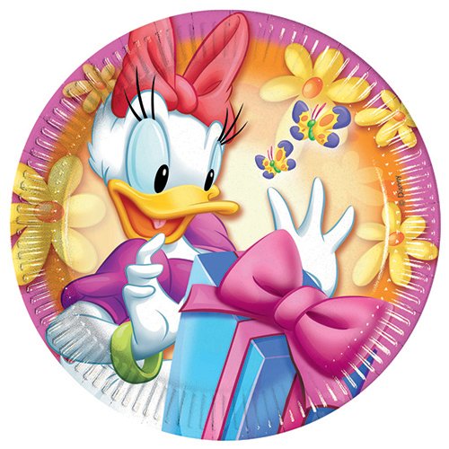 Imagen principal de Disney 23 cm platos para fiestas Daisy Duck, pack de 10