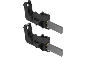 eMagTech 2 Stück Kohlebürsten für Waschmaschinenmotor 32 x 13,5 x 5 Mm Ersetzt 182366 Kompatibel mit CESET