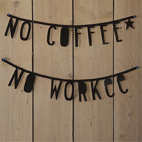 DIY Buchstaben Zahl Symbole Flaggen-Fahnen fuer Hochzeit Dekoration,SCHWARZ 141er/Set - 3