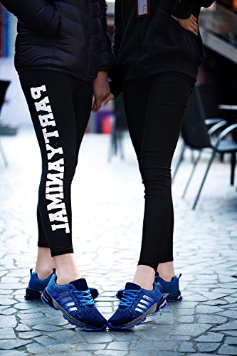 Laufschuhe Herren Damen Leicht Wanderschuhe Gute Qualität Sneaker Schwarz Rot Grün Blau 36-46 - 4