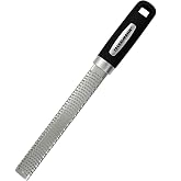 Fackelmann Long Blade Grater with Handle, Stainless Steel and Ergonomic Soft Touch Handle, PP Cover for Safe and Accurate Gra