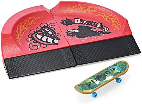 SzKaimDz ABS Body Fingerboard Platform Park Kit Educational Finger Toy Popular Present (Random delivery)